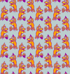 seamless pattern with butterflies