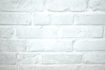White brick background. Brick wall texture and background.