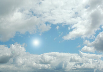 Obraz premium Cloudy sky background