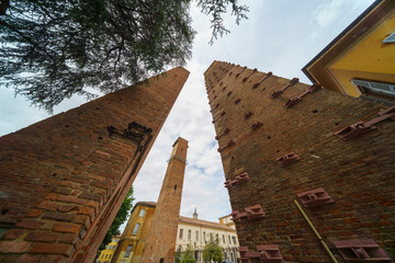 Medieval towers in Pavia, Italy