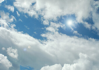 Cloudy sky background