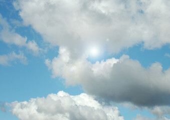 Cloudy sky background