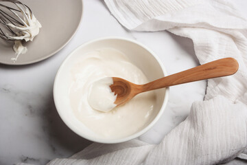 Cooking cream for baked goods