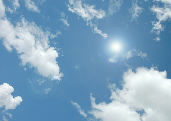 Cloudy sky background