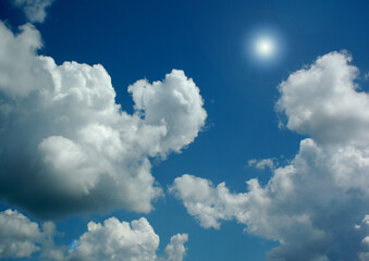 Cloudy sky background