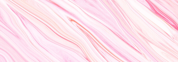 Fototapeta premium Marble rock texture pink ink pattern liquid swirl paint white that is Illustration background for do ceramic counter tile silver gray that is abstract waves skin wall luxurious art ideas concept. 