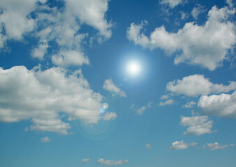 Cloudy sky background
