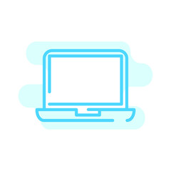 Illustration Vector Graphic of Laptop icon