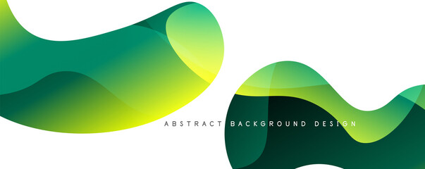 Trendy simple fluid color gradient abstract background with dynamic wave line effect. Vector Illustration For Wallpaper, Banner, Background, Card, Book Illustration, landing page