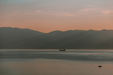 sunrise on the lake