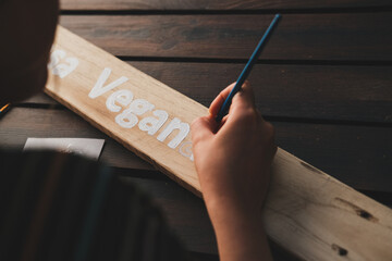 Handwriting vegan