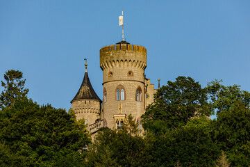 Fototapeta na wymiar The Castle Landsberg at Meiningen in Thuringia