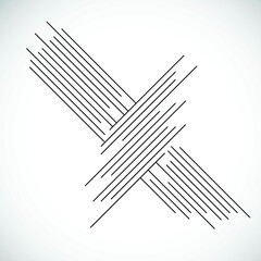 Abstract Hipster Lines Background . Vector Design .