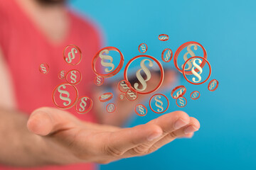 Labor Law Lawyer Legal Business Internet Technology Concept