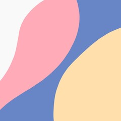 Minimal pastel background.
