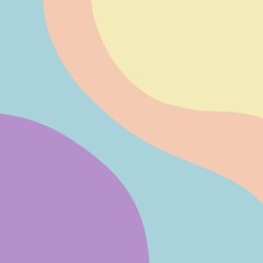 Minimal pastel background.
