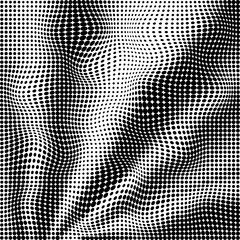 Halftone Pattern. Set of Dots. Dotted Texture on White Background. Overlay Grunge Template. Distress Linear Design.