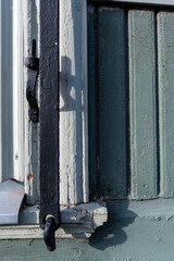 Details on the facade of the building