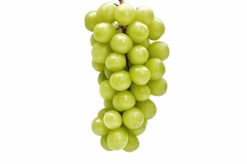grapes isolated on white
