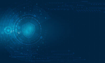  Binary code padlock design.Cyber security protection vector to lock the information data,network or the important business data. 