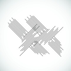 Abstract Hipster Lines Background . Vector Design .