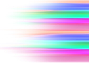 Colorful rainbow, motion blur effects