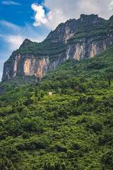 Fototapeta na wymiar Landscape of Yangtze river in China