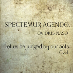 by our acts Ovid Lat