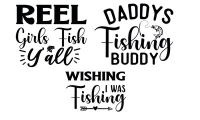 Fishing SVG T-shirt Design Bundle