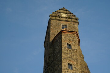 Fototapeta na wymiar Blicke zur Burg Stolpen in der gleichnamigen Kleinstadt in Sachsen.