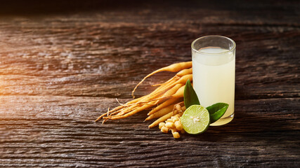 Kaempfer herbal drink healthy