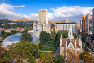 Temple Square, Salt Lake City, Utah, USA