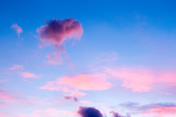 sfondo cielo tramonto