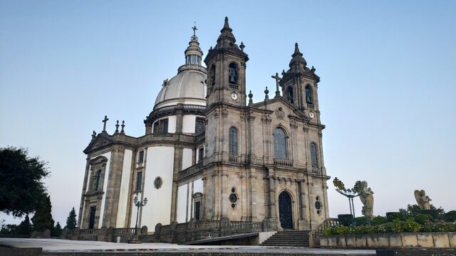 Panorama of Sanctuary Sameiro Braga Portugal 