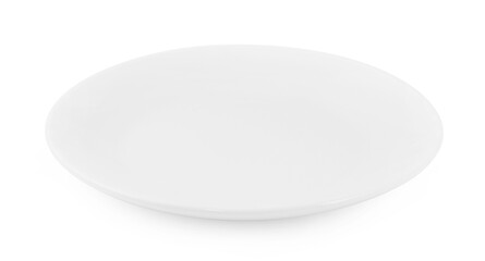 white plate isolated on white background