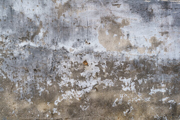 Loft-style plaster walls, gray, white, empty space used as wallpaper. Popular in home design or interior design. with copy spaces.