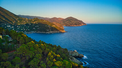 view of the sea and mountains