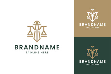 law line art logo design