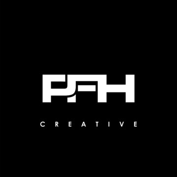 PFH Letter Initial Logo Design Template Vector Illustration