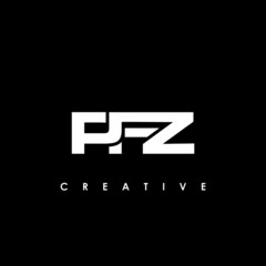 PFZ Letter Initial Logo Design Template Vector Illustration
