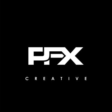 PFX Letter Initial Logo Design Template Vector Illustration