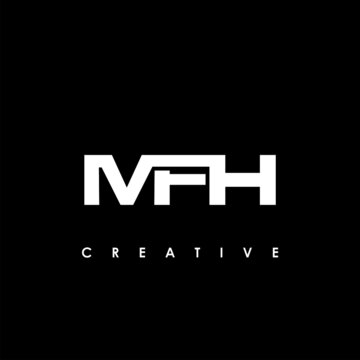 MFH Letter Initial Logo Design Template Vector Illustration