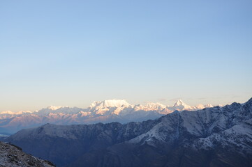 A Morning Walk in the Himalayas