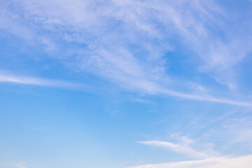 Blue sky and clouds