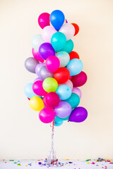 Set of colorful balloons
