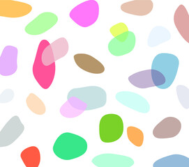 Seamless abstract terrazzo pattern for print. Texture stone background, backdrop, wallpaper design. Tiles and rocks modern illustration. Modern textile geometric trendy decoration. Vector EPS10.