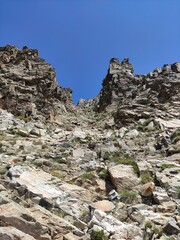 Naklejka premium rocky mountain landscape