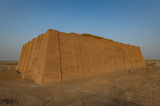 Ziggurat, ancient city of Ur, The Ahwar of Southern Iraq, UNESCO World Heritage Site, Iraq