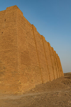 Ziggurat, ancient city of Ur, The Ahwar of Southern Iraq, UNESCO World Heritage Site, Iraq