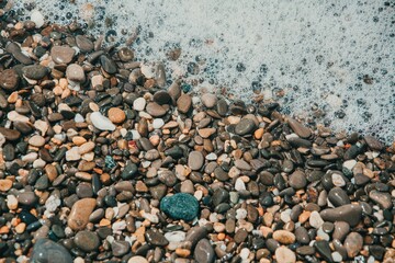 stones on the beach